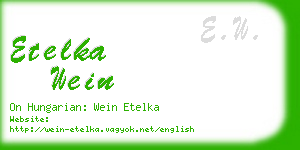 etelka wein business card